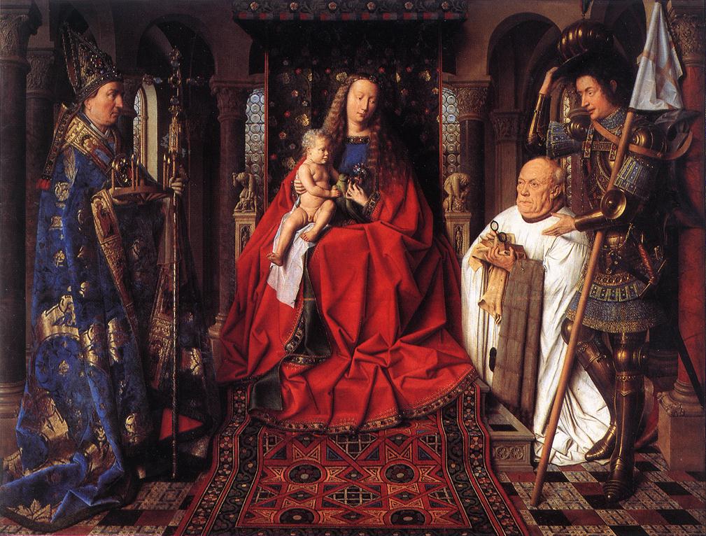 Jan Van Eyck: The Madonna with Canon van der Paele