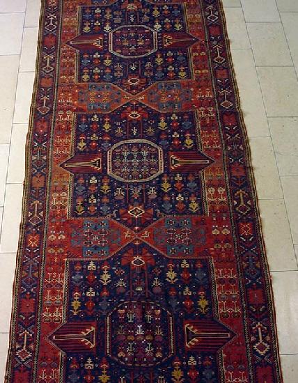 Dagestan Rugs: Southern Daghestan Kelim Lesghi or Tabassaran