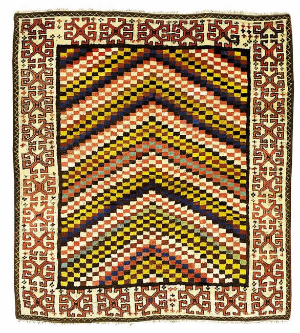 Oriental Rugs: Zakatale Yatak Gendje Region Rug