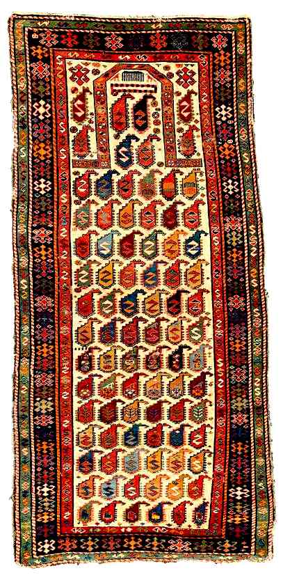 Akstafa Rugs: An Akstafa Prayer Rug lot 30 Apr 02 