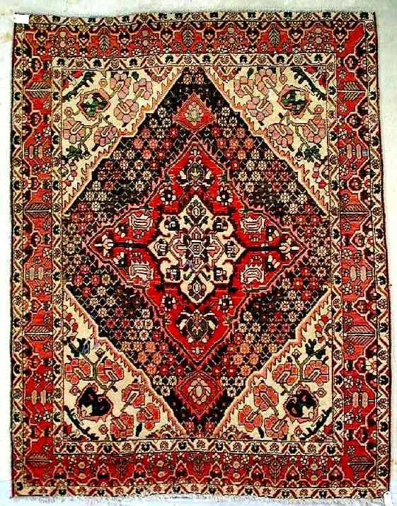 Nahavend Rug Northwest Persia about 1950 