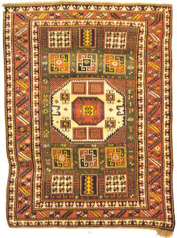 Karachopf Kazak Rugs: Karachopf Kazak Rug with Structure