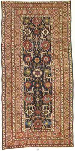Oriental Rugs Caucasian Rugs Afshan Kuba Rug or Shirvan Long Rug