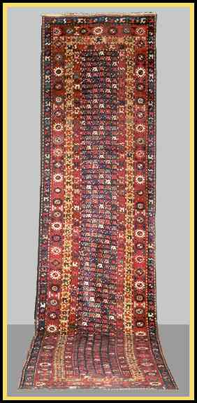 Persian Rugs/Kurdish Rugs: Antique Karabagh Kurdish Runner