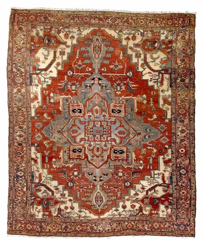Heriz Rugs: Heriz Carpet Last Quarter 19th Sotheby's Lot 644