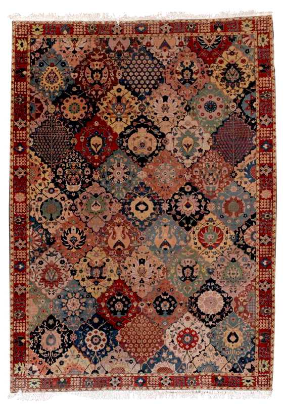 Tabriz Rugs: PETAG Tabriz Carpet 1st Quarter 20th C. Sotheby's Lot 280
