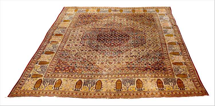 Tabriz Rugs: Tabriz Carpet circa 1920 Rippon Boswell Lot 25