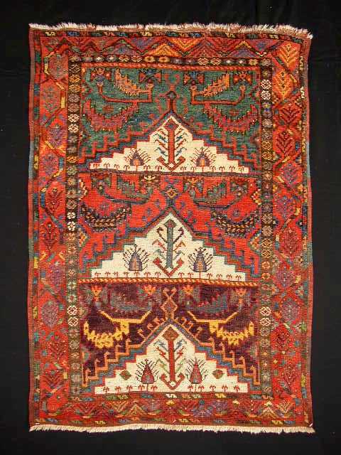 Turkish Rugs: Three Mihrab Karapinar Prayer Rug from Ed Krayer