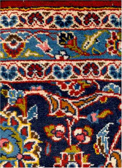 Persian Rugs: Kashan Carpet 9 by 12 Foot 