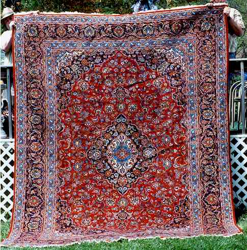 Kashan Rugs: Room Size Ardekan Kashan Carpet