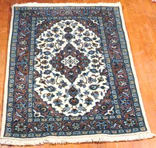 Kashan Rugs: Kashan Rug Late 20th C. Ardistan 