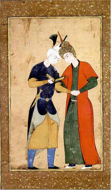 Persian Miniature Painting: Two Safavid Princes or A Self-Portrait? 