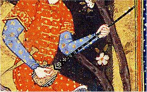 Persian Miniature Painting: Hats and Stringed Instruments