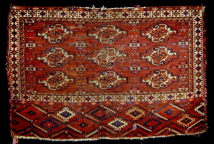 Antique Yomut Chuval from Cocoon 