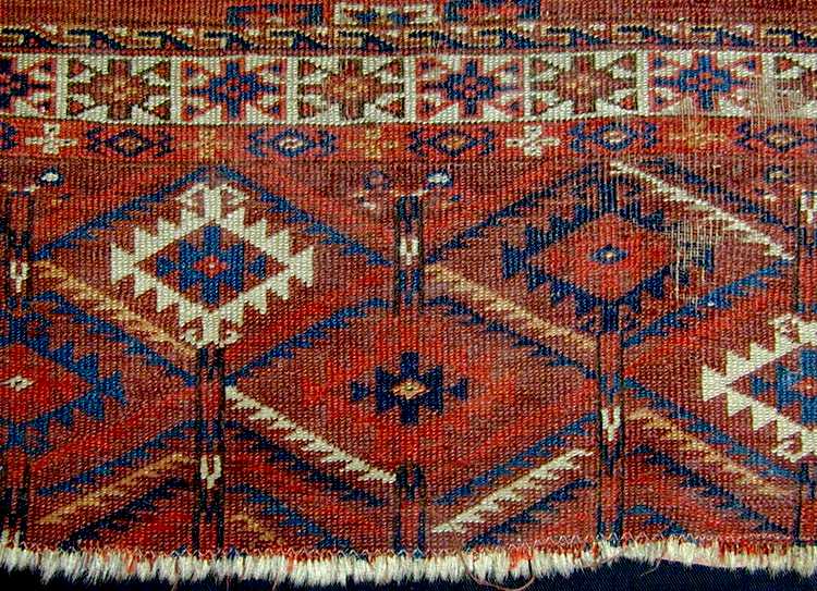 Antique Yomut Chuval from Cocoon 