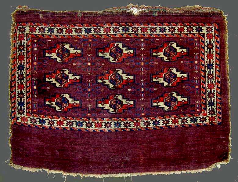 Antique Yomut Juval w/ offset knotting from Cocoon 