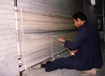 Isfahan Rugs Persian Rugs Preparing the base