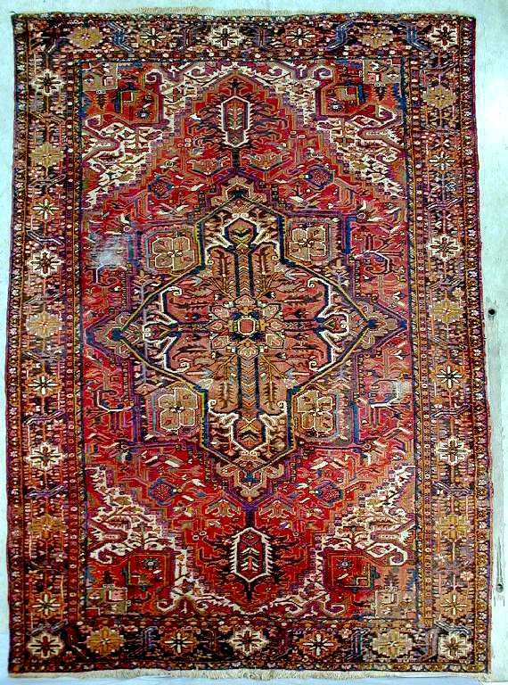 Gorevan Rugs: Gorevan Heriz Carpet C. 1930-40 W&W lot 182