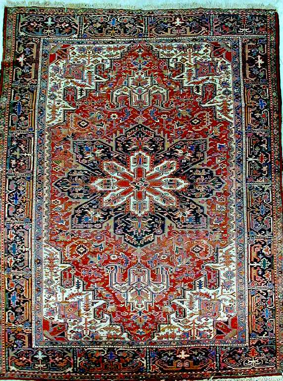 Heriz Rugs Persian Rugs Oriental Rugs Heriz Carpet C. 1900 W&W lot 180