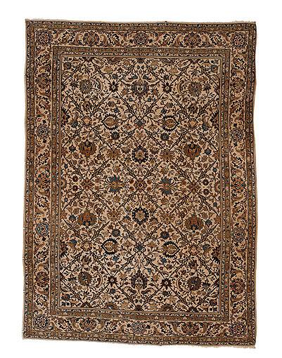 Kashan Rugs: Kashan Carpet C. 1920 Sotheby's lot 73 