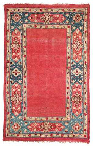 Oushak Rugs: Oushak/Ushak carpet C. 1900 Nagel Lot 142