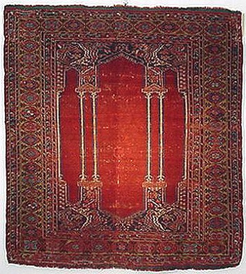 Ghiordes Rugs Turkish rugs Oriental Rugs Ghiordes Column Rug