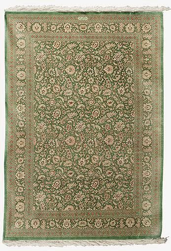 Qum Rugs: Silk Ghom/Qum rug mid 20th c. Sotheby's lot 50 