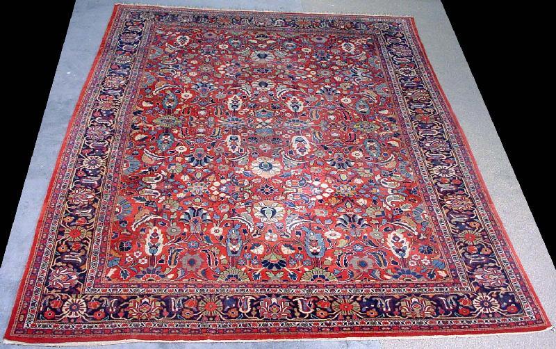 Sarouk Rugs: Mahal Carpet Old Van-Ham lot 96 
