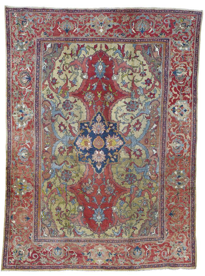 Sarouk Rugs: Doris Leslie Blau Mahal Carpet Carpet C. 1895 Sotheby's lot 161 
