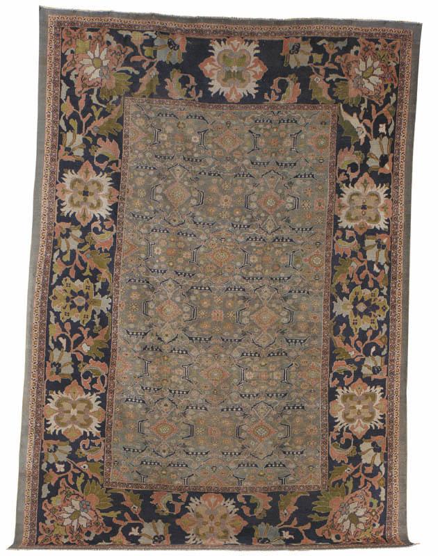 Sarouk Rugs: Ziegler Mahal Carpet C. 1900 Sotheby's lot 143 
