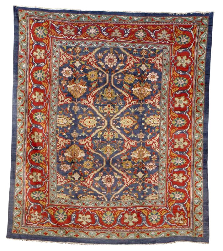 Sarouk Rugs: Mahal Carpet early 20th C. Sotheby's lot 142 