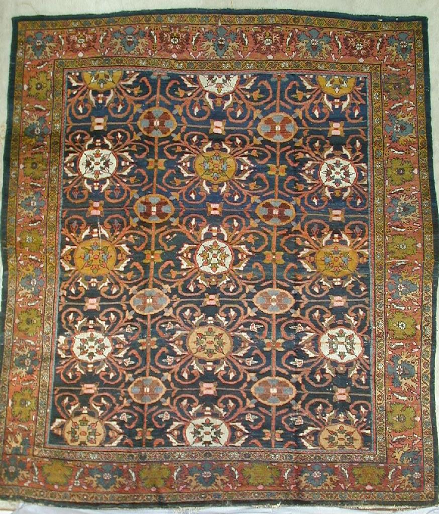 Sarouk Rugs: Mahal carpet, C. 1900 W&W lot 203