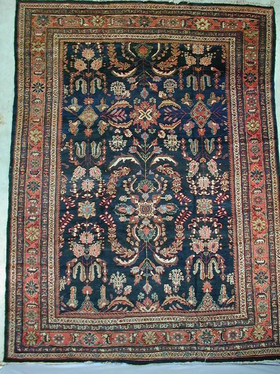 Sarouk Rugs: Mahal Carpet, C. 1920 W&W lot 145