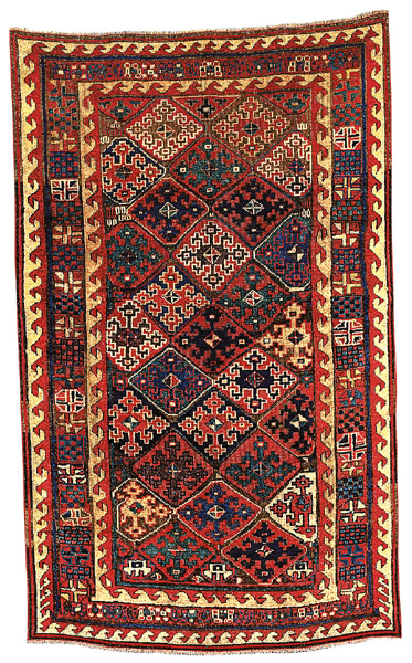 Persian Rugs/Kurdish Rugs: Northwest Persian Kurdish Village Rug 2nd. h. 19th Rippon-Boswell lot 155