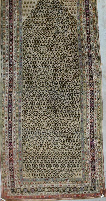 Persian Rugs/Kurdish Rugs: Kurdish kelleh Malayer Rug late 19th-early 20th W&W lot 229 