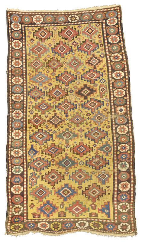 Persian Rugs/Kurdish Rugs: Kurdish Rug circa 1850 Sotheby's lot 91 