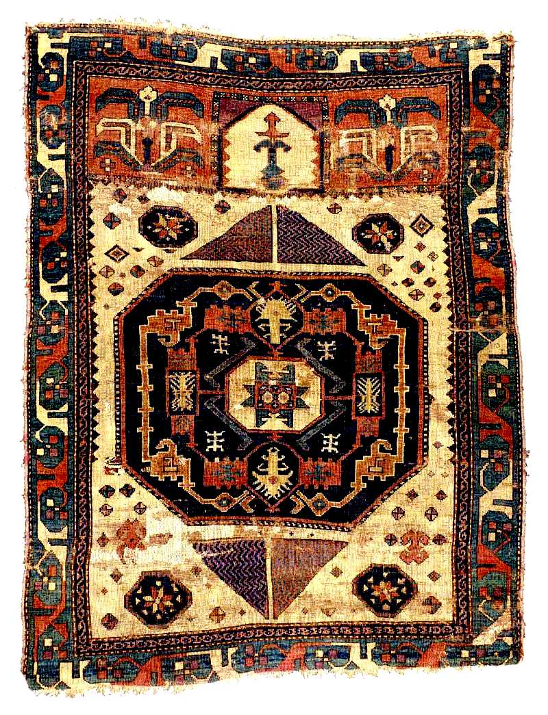 Kazak Prayer Rug 9/1/02 Sotheby'sLot 320 