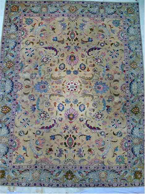 Tabriz Rugs: Tabriz Carpet by the master Javan Amir Kizi 