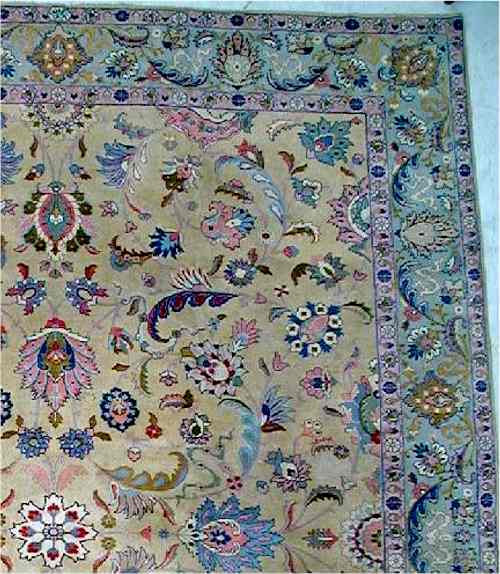 Tabriz Rugs: Tabriz Carpet by the master Javan Amir Kizi 