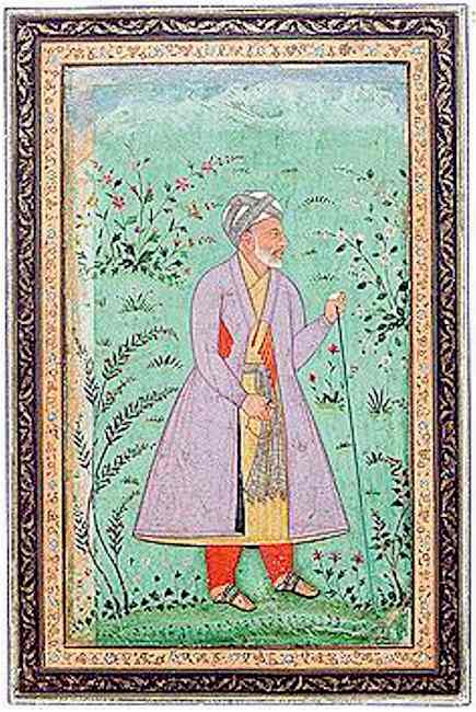 Mughal Art: Mughal Portrait of a courtier Early 17th 