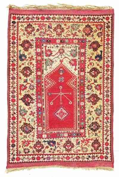 Melas Rugs: Melas prayer rug, 1st half 19th c. 