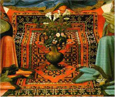 A Ghirlandaio medallion Bergama rug