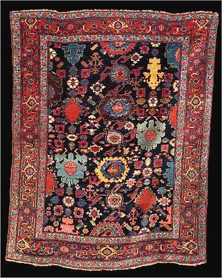 Bijar Rugs: Bidjar Persian Rug First Quarter 20th C. Christie's Lot 222