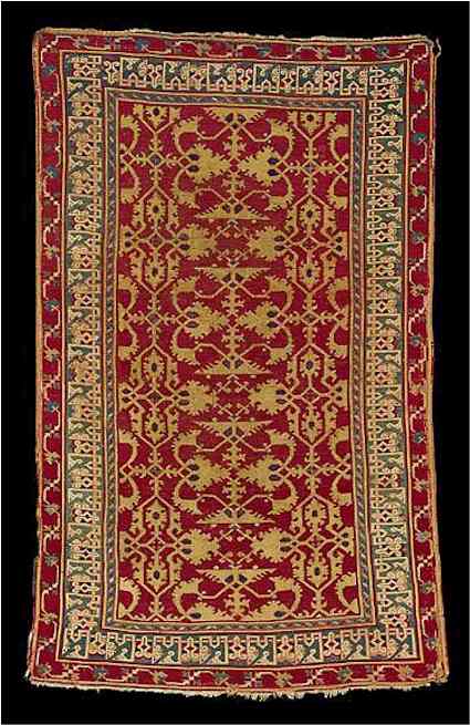 Oushak Rugs: The James A. Lucas early 16th C. Oushak "Lotto"