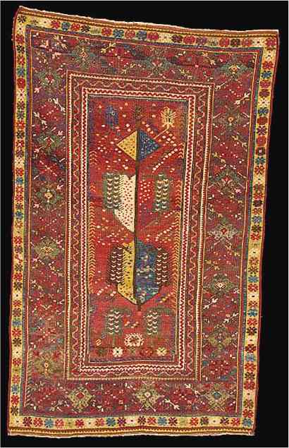 The James A. Lucas Melas rug, lot 16