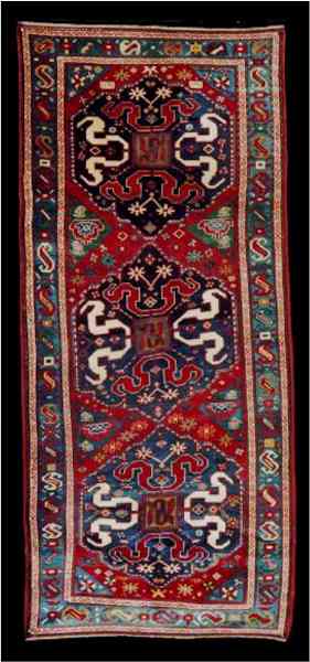 Oriental Rugs/Caucasian Rugs: Karabagh Rugs: Cloud Band Kazak from James C. Allen 