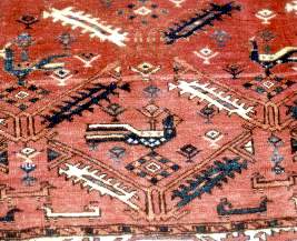 Tekke Asmalyk from a table in the study of Sigmund Freud. 