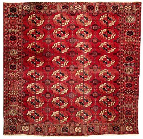 Tekke Rugs: Tekke Main Carpet 1st half 19th C. Nagel