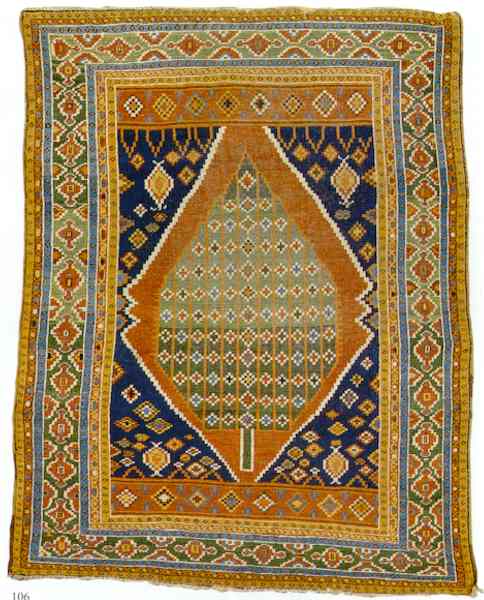 Bakhshaish Rugs: Bakshaish Rug circa 1800 Sotheby's Lot 106