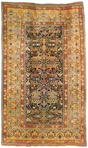 Bijar Rugs: Bijar Carpet dated 1900 Sothebys Lot 290